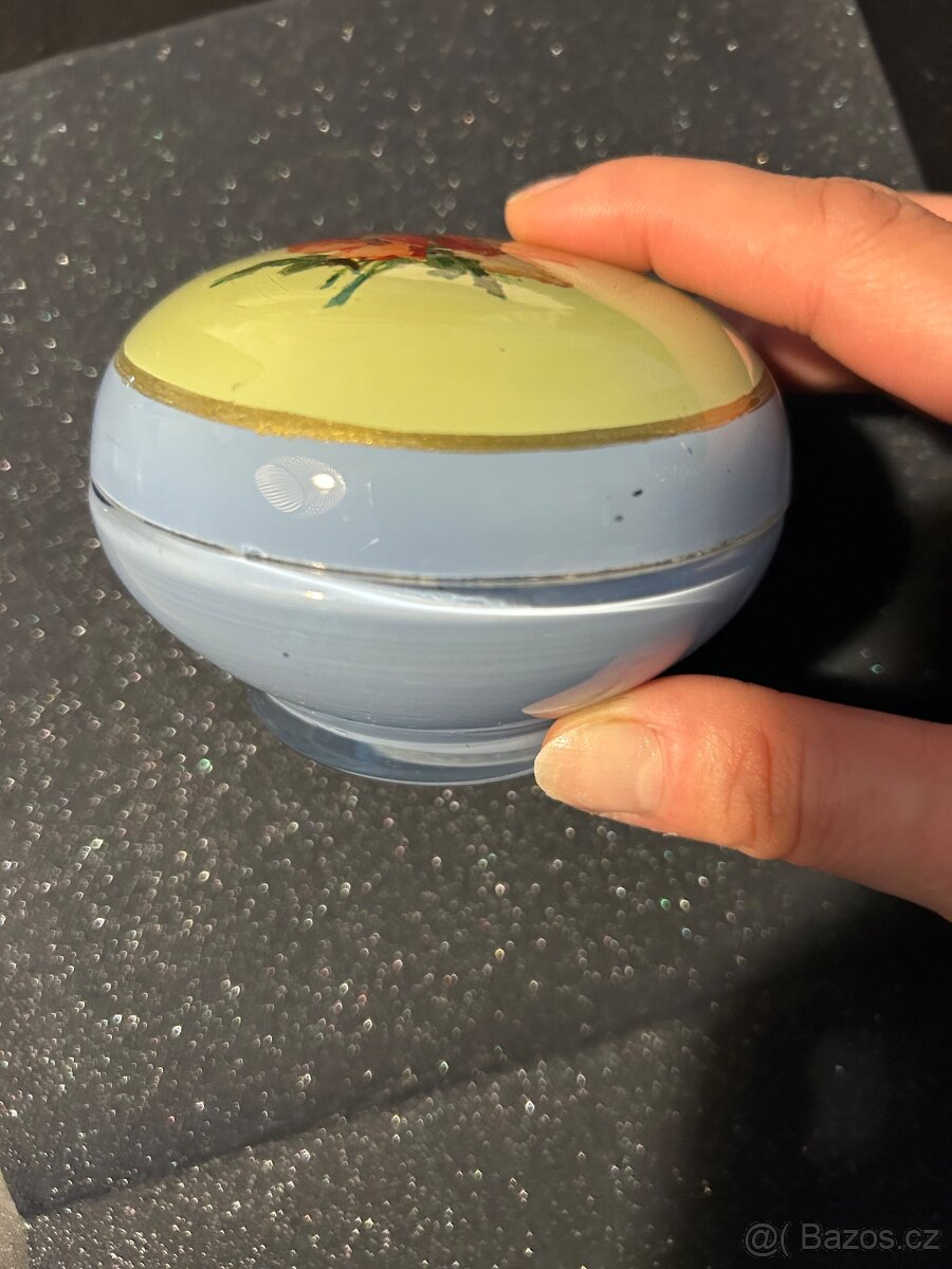 Skleněná dózička vlčí máky - 2