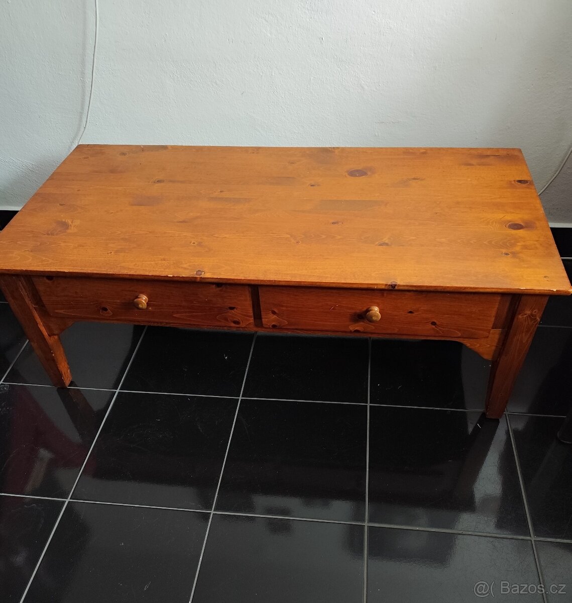 TV stolek / Konferenční stolek z masivu borovice - 2