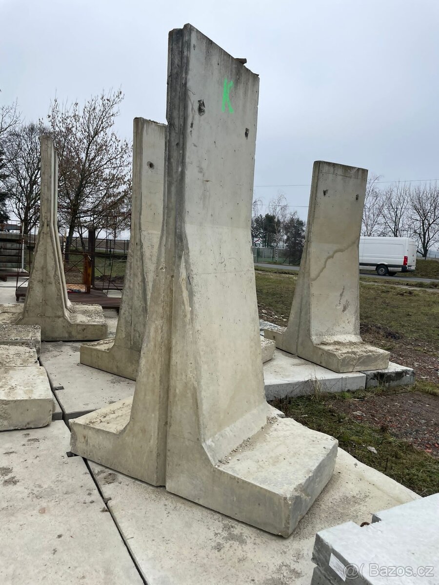 Betonové panely L a T - 2