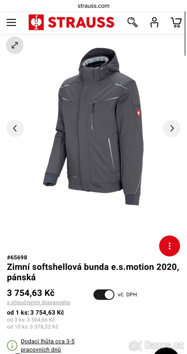 Zimní bunda engelbert strauss nová - 2