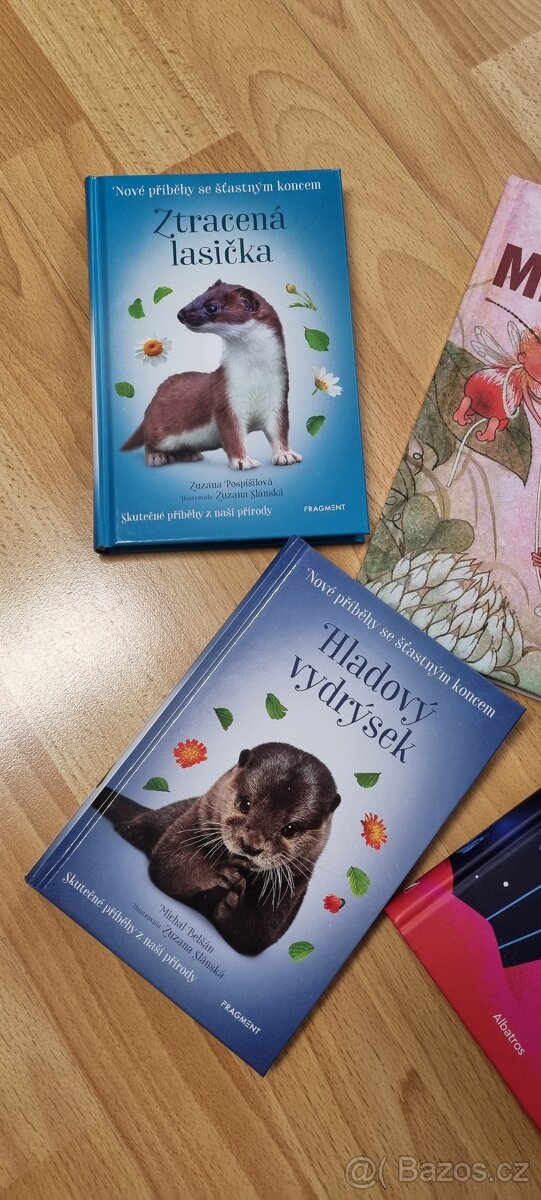 Hladový vydrýsek, Ztracená lasička, Ufoni - dětské knihy - 2