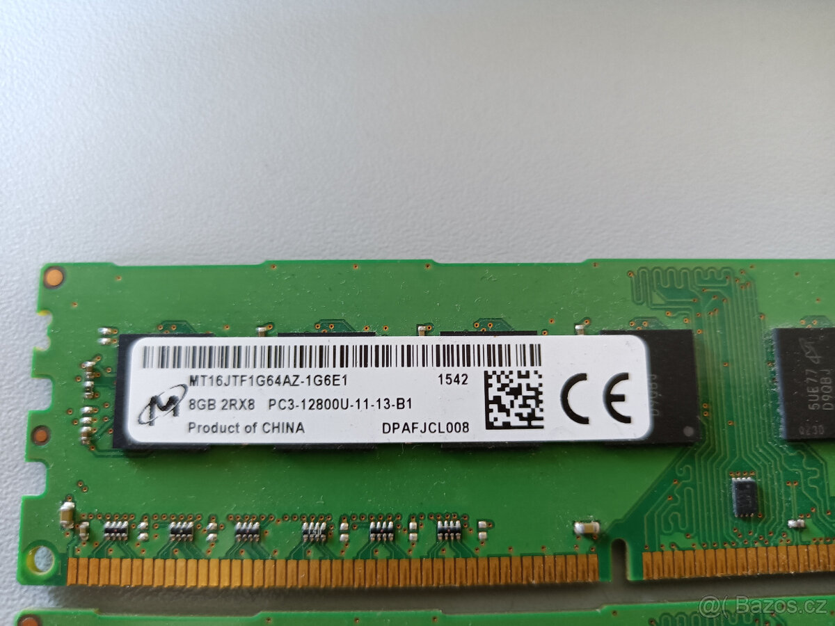 Micron 2 x 8GB DDR3 1600MHz - 2