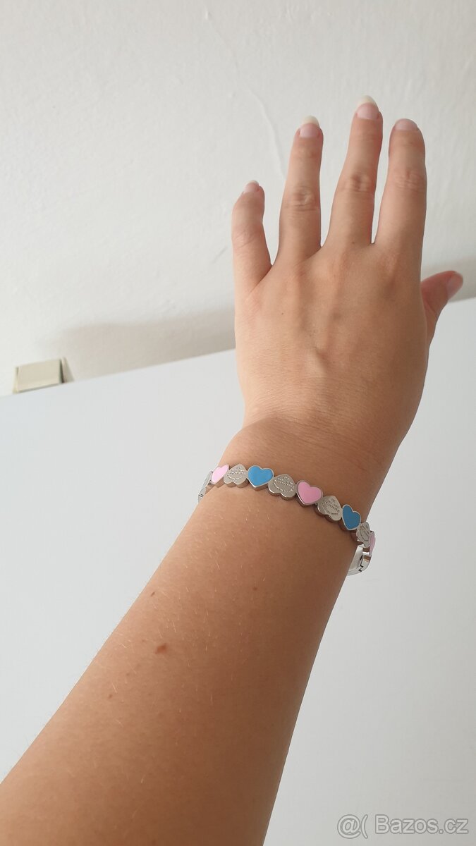 Náramek ve stylu Tiffany - chirurgická ocel - 2