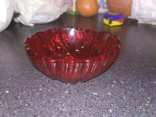 Misky sklo Janov n.N. různé barvy a designy - 2