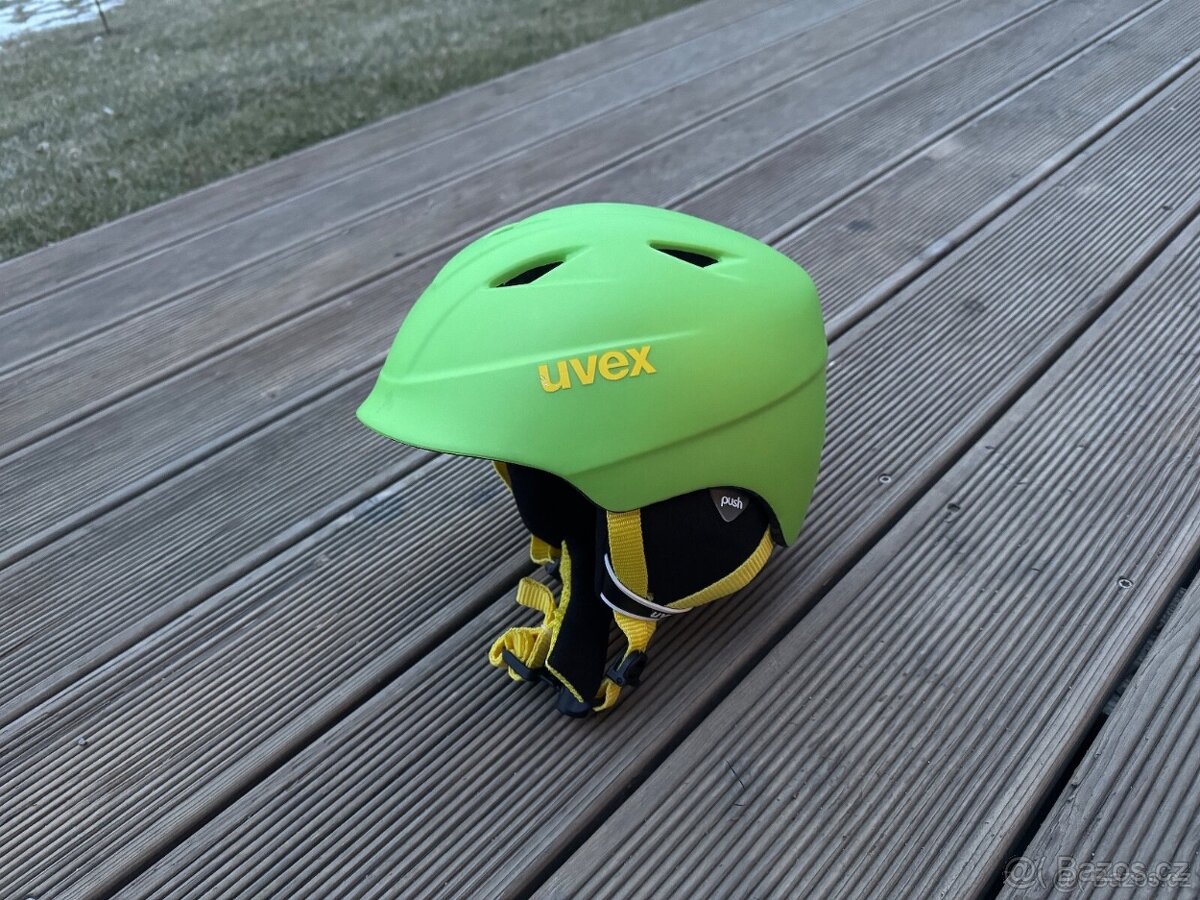 Lyžařská dětská helma Uvex zelená 52-54cm - 2