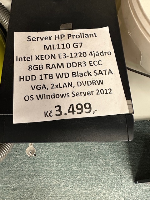 Server HP Proliant ML110 G7 - konfigurace v obrázku - 2