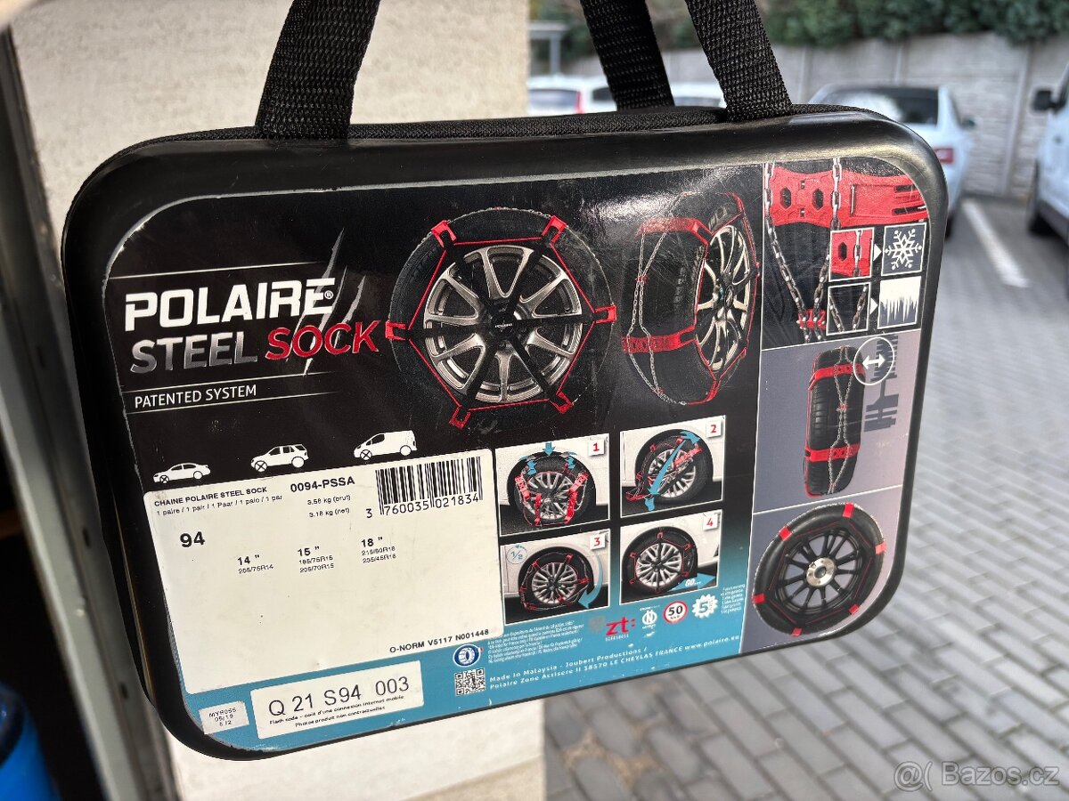 Sněhové řetězy Polair steel sock - 2