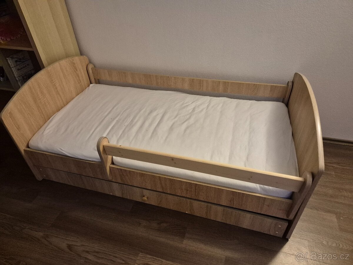 Detska postel se zabranou 160x80 - 2