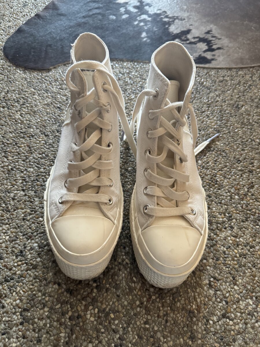 Converse boty na platformě vel. 38 - 2