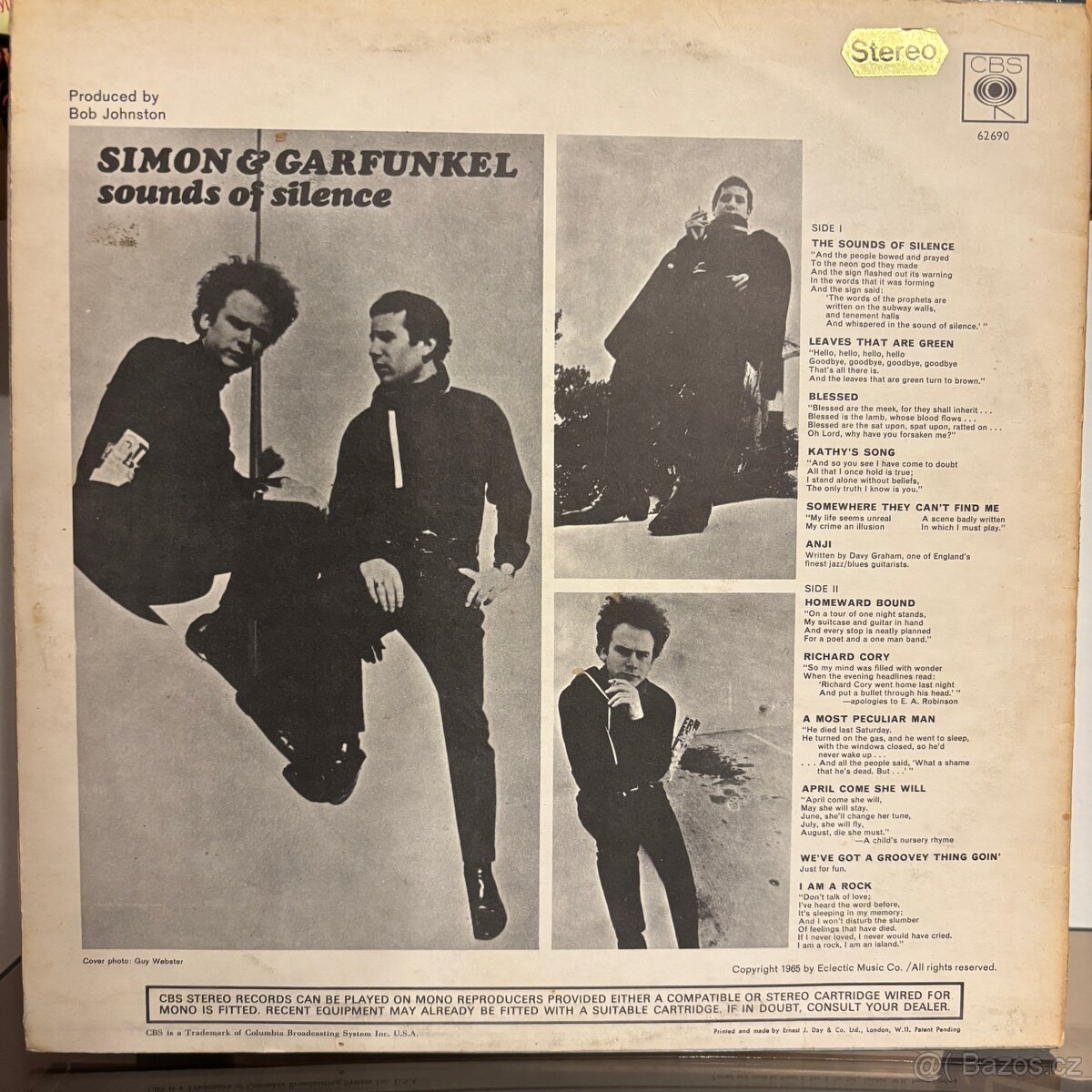 Simon & Garfunkel — Sounds of Silence. LP - 2