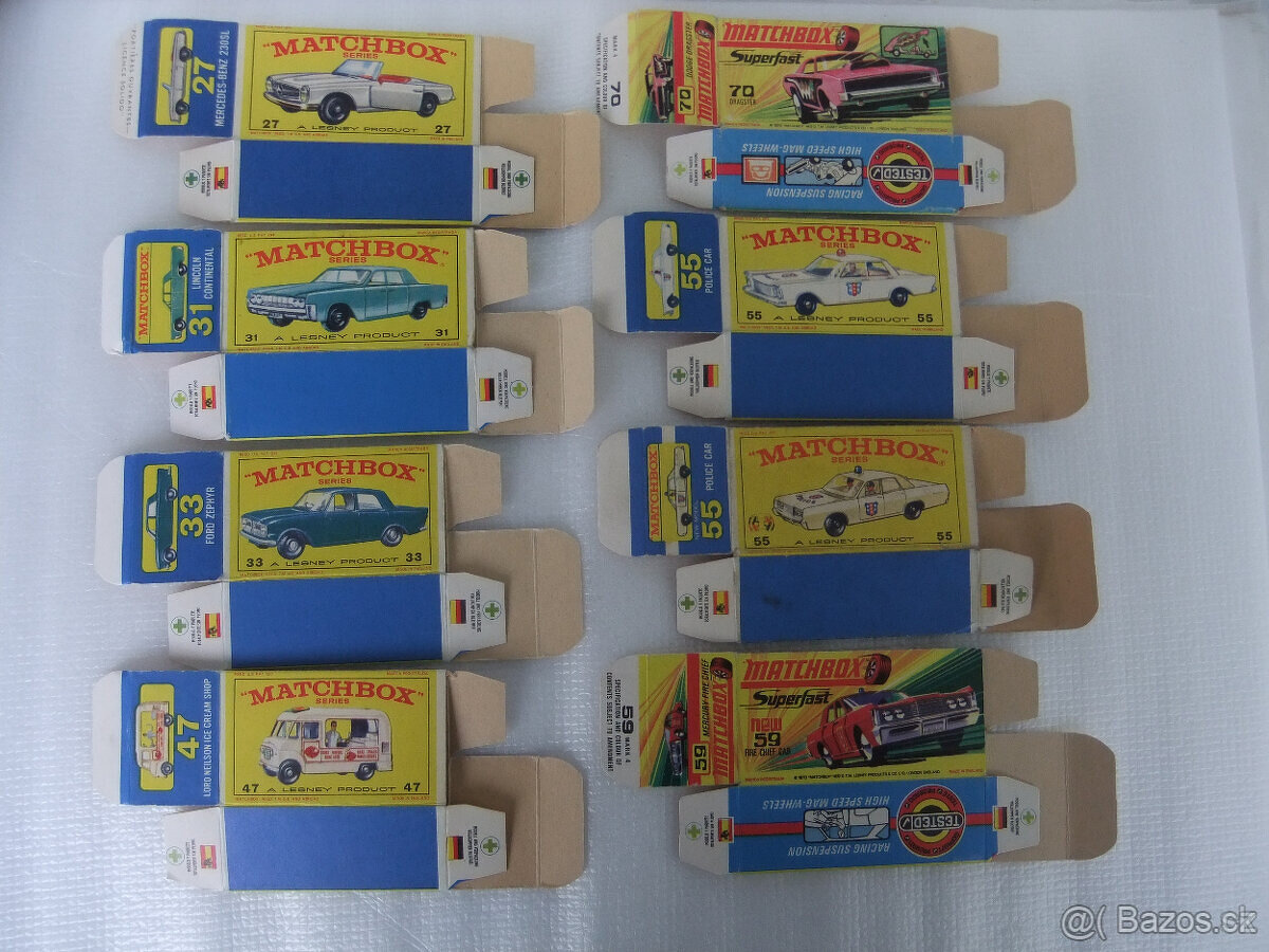 Predam sadu originálních krabiček MATCHBOX SERIES - 2