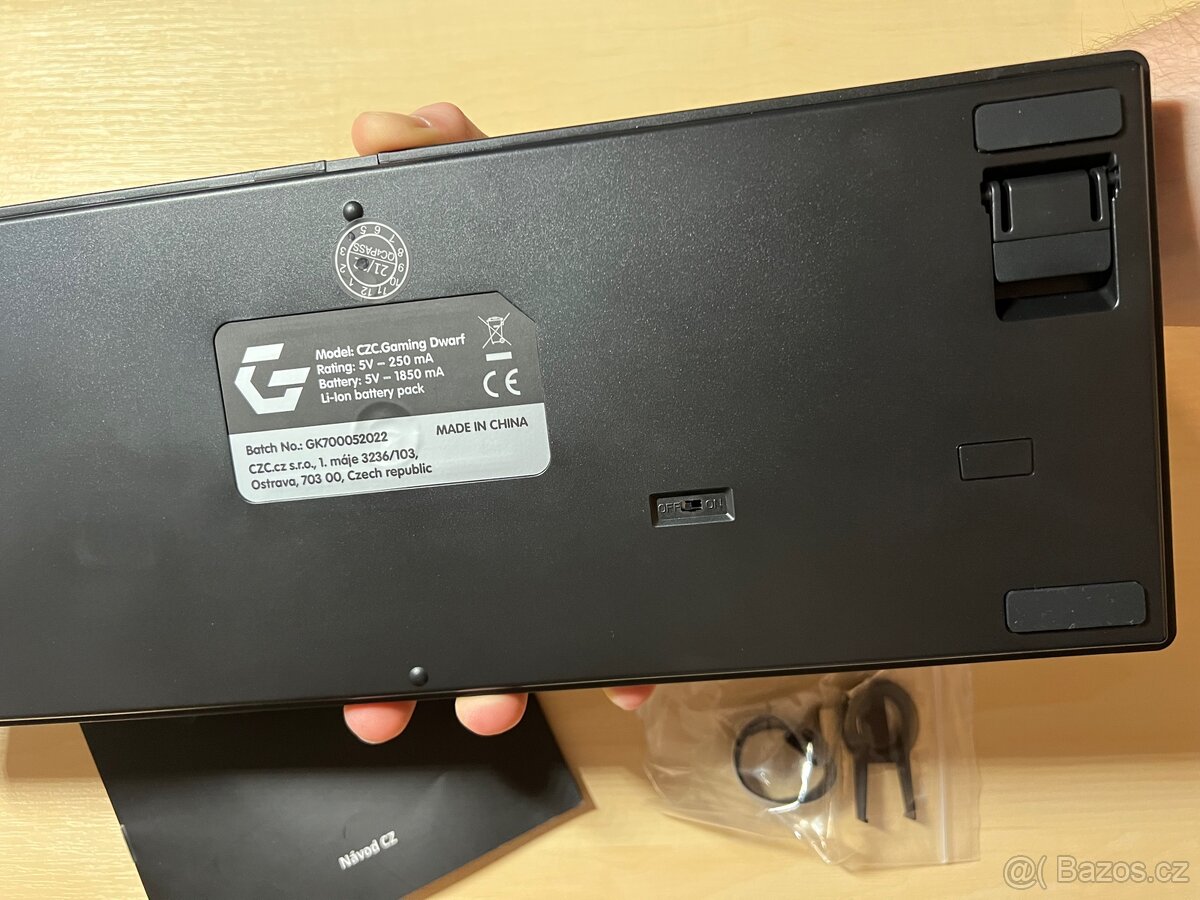 CZC Gaming Dwarf – mechanická herní klávesnice, (CZ) - 2