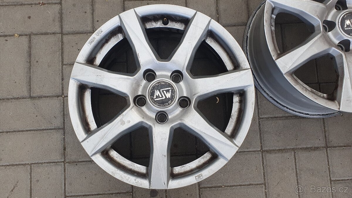 Sada Alu kola 5x112 R16 MSW - 2