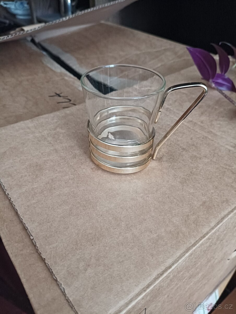 Retro skleněná souprava - 2