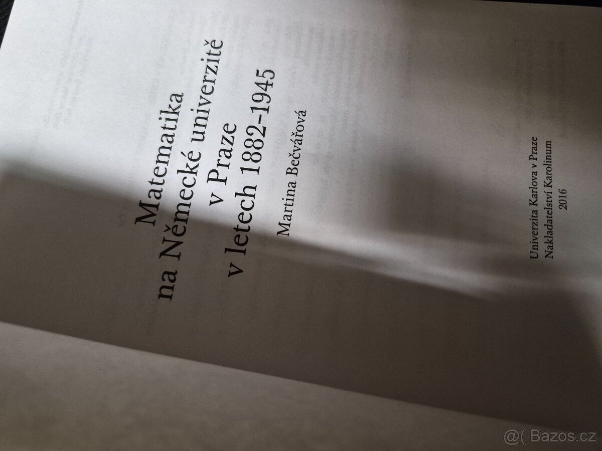 Matematika na Německé univerzitě - 2