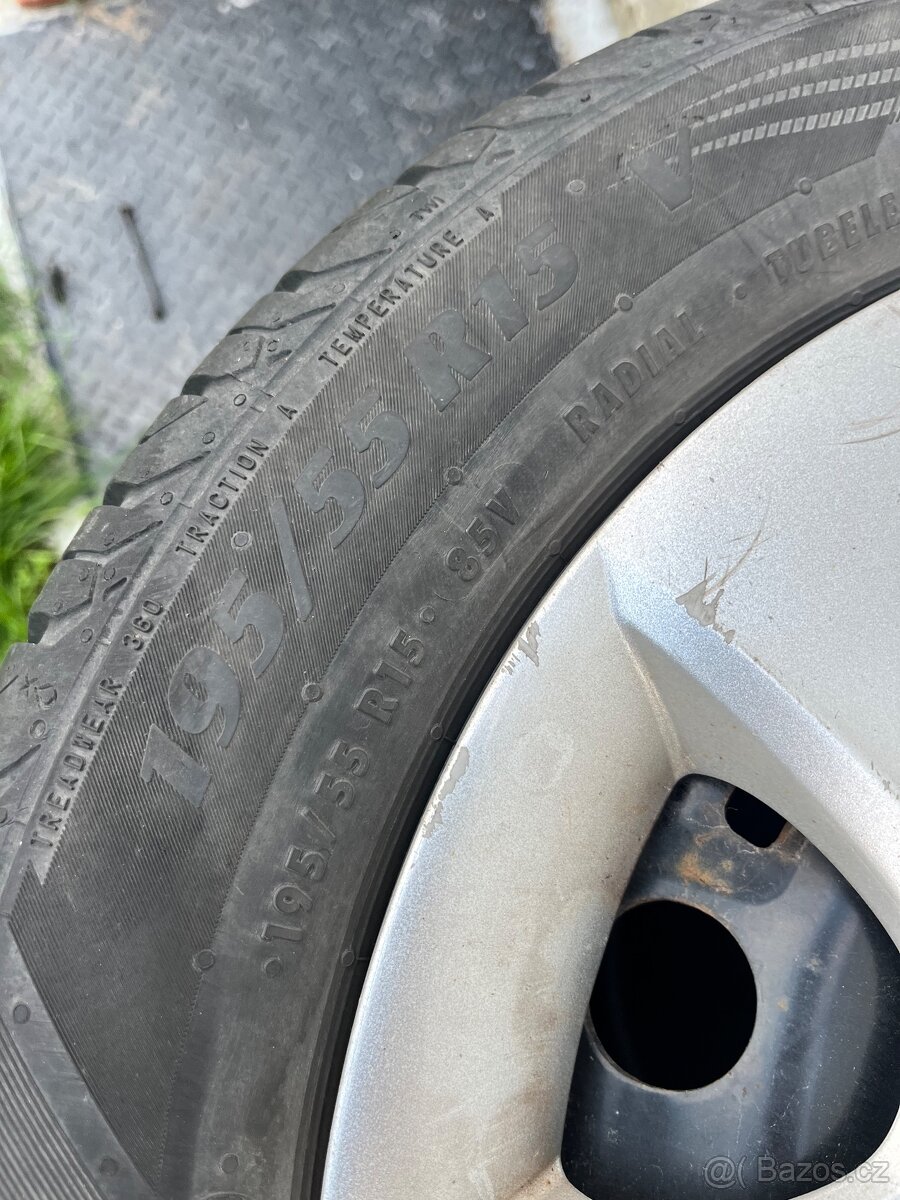 Letné pneu na diskoch 195/55 R15 - 2