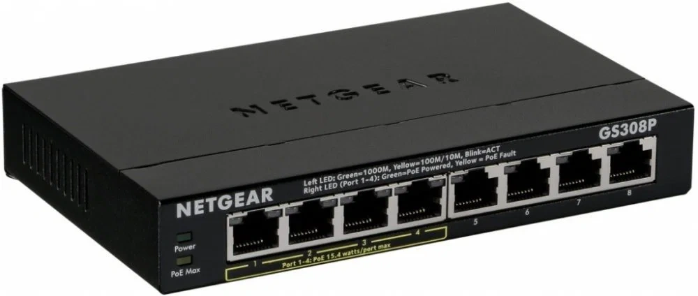 NETGEAR GS308P - 4x Poe - 2