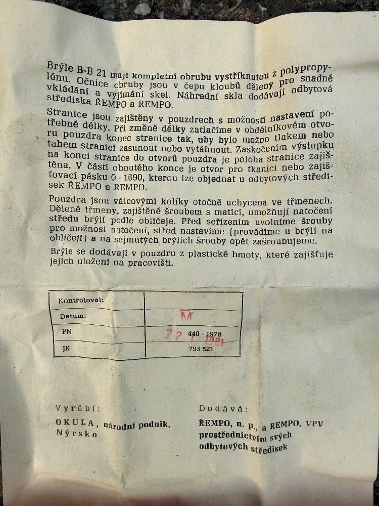 Ochranné brýle B-B-21 - 2