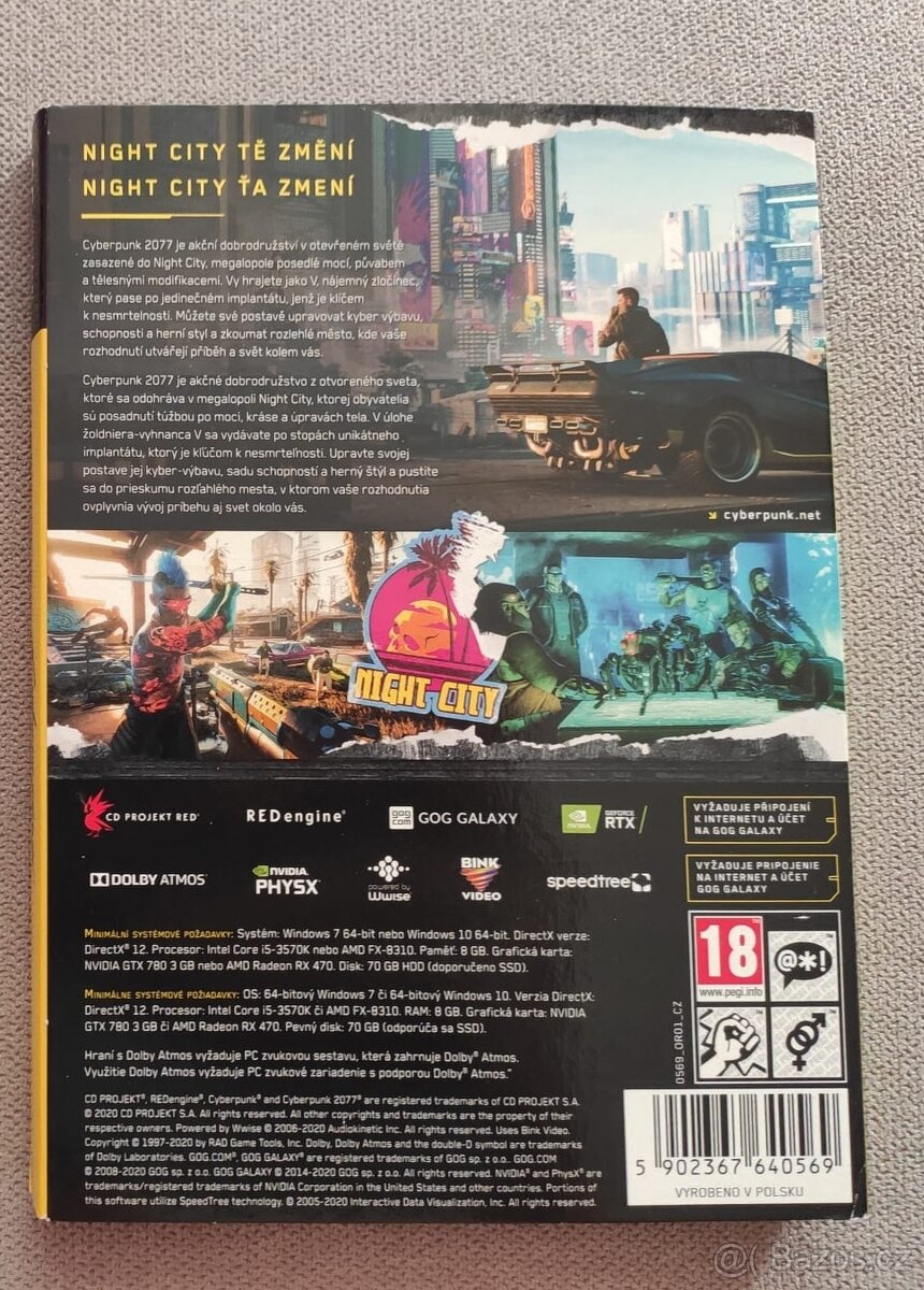 PS4/PS5 Cyberpunk 2077 CZ + merch - 2