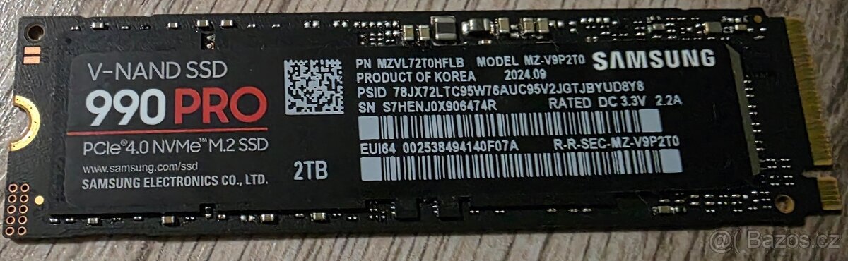 SSD Samsung 990 PRO 2TB MM2 - 2