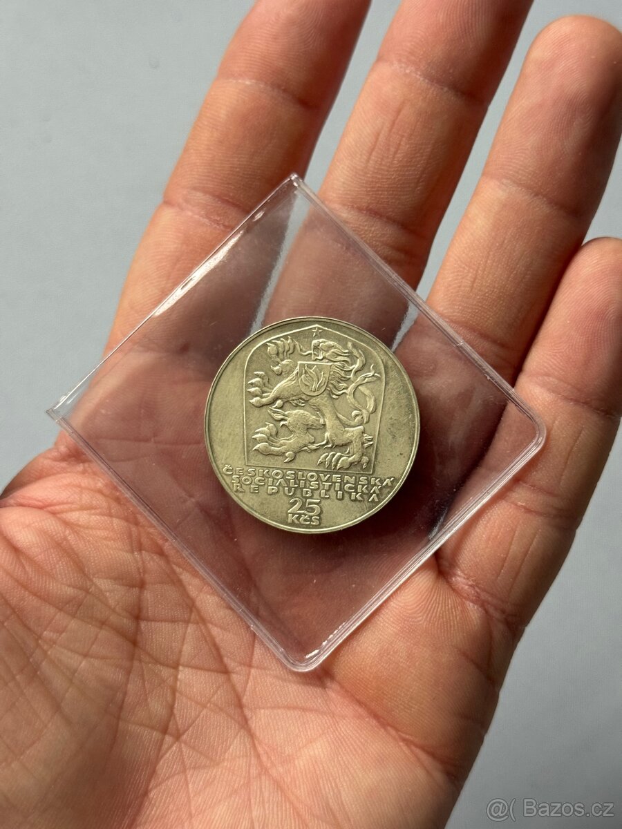 25 Kčs 1969 - 25. výročí SNP / plameny - 2