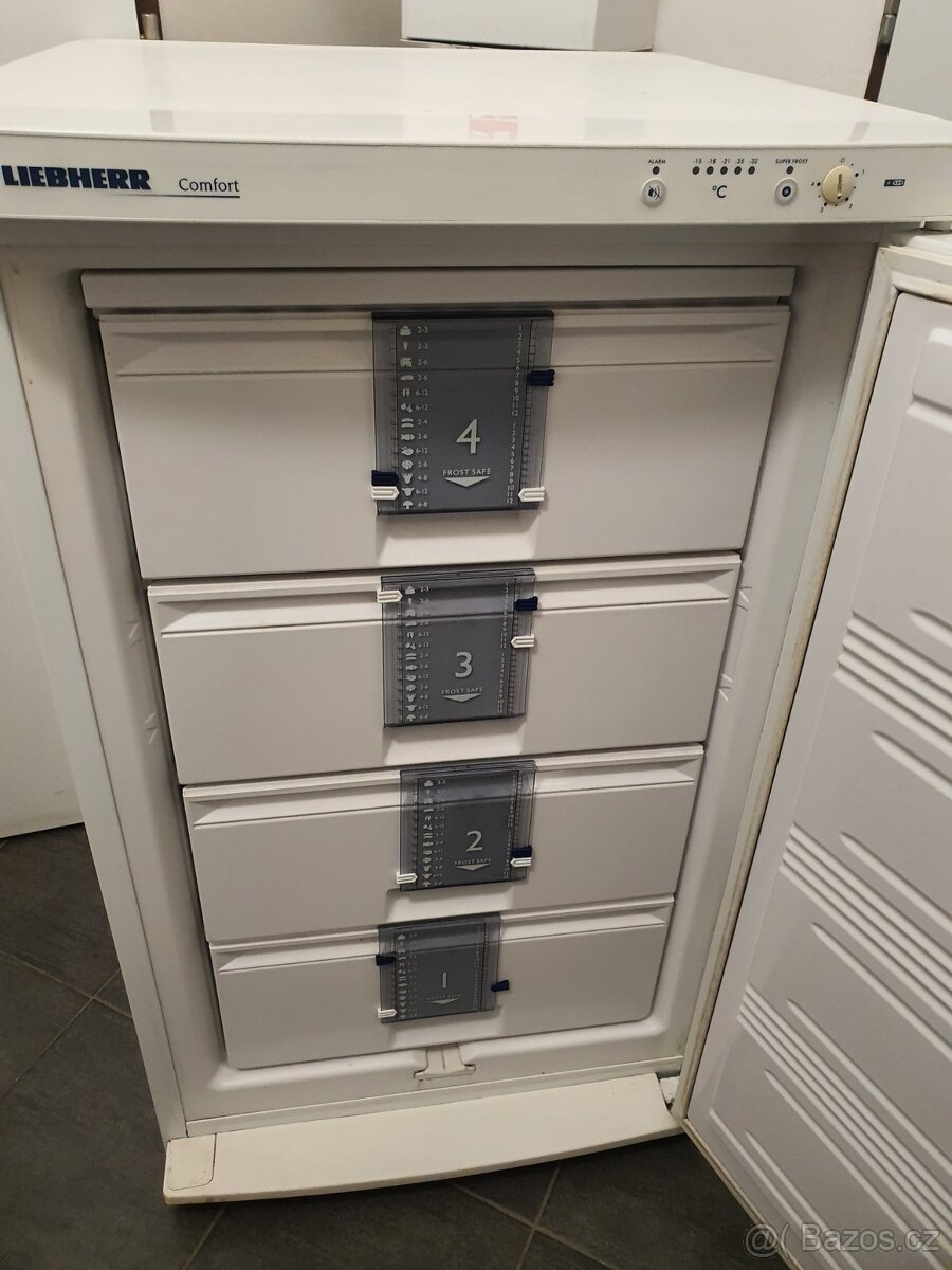 velký 4-šuplíkový LIEBHERR mrazák 150 litrů DOVOZ - 2