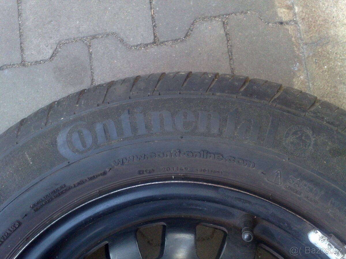 Obutá kola s letním pneu 175/70/14 - Opel-4x100 - 2