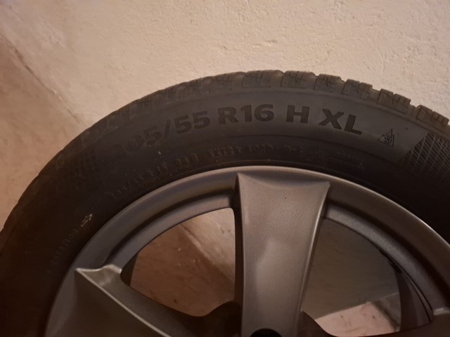 Dezent 16" 4x Alu kola + TPMS + zimní pneu - 2