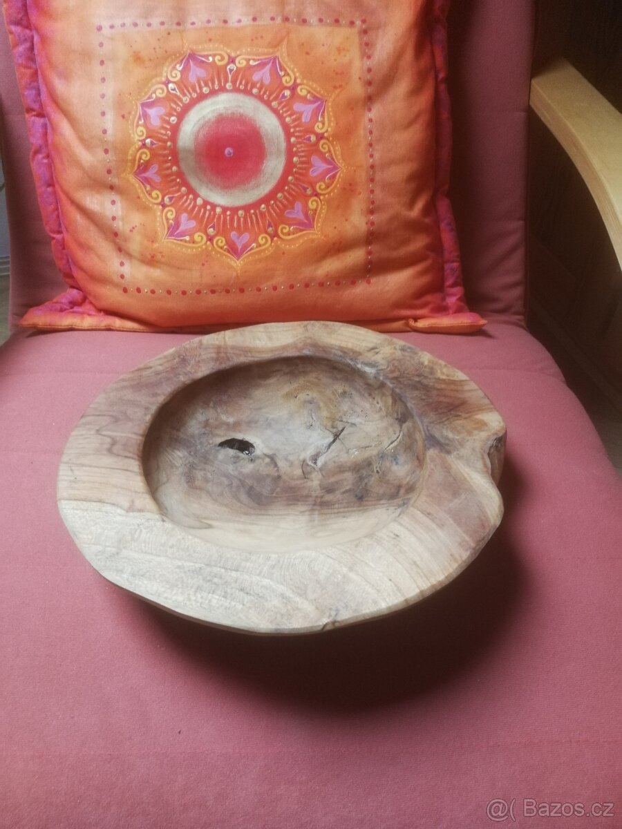 designová dřevěná mísa - 2