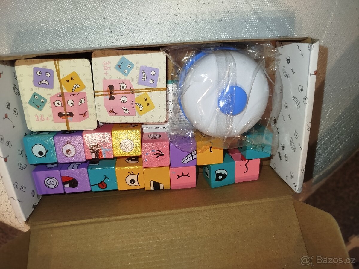 Dřevěná hra - obličeje - 2