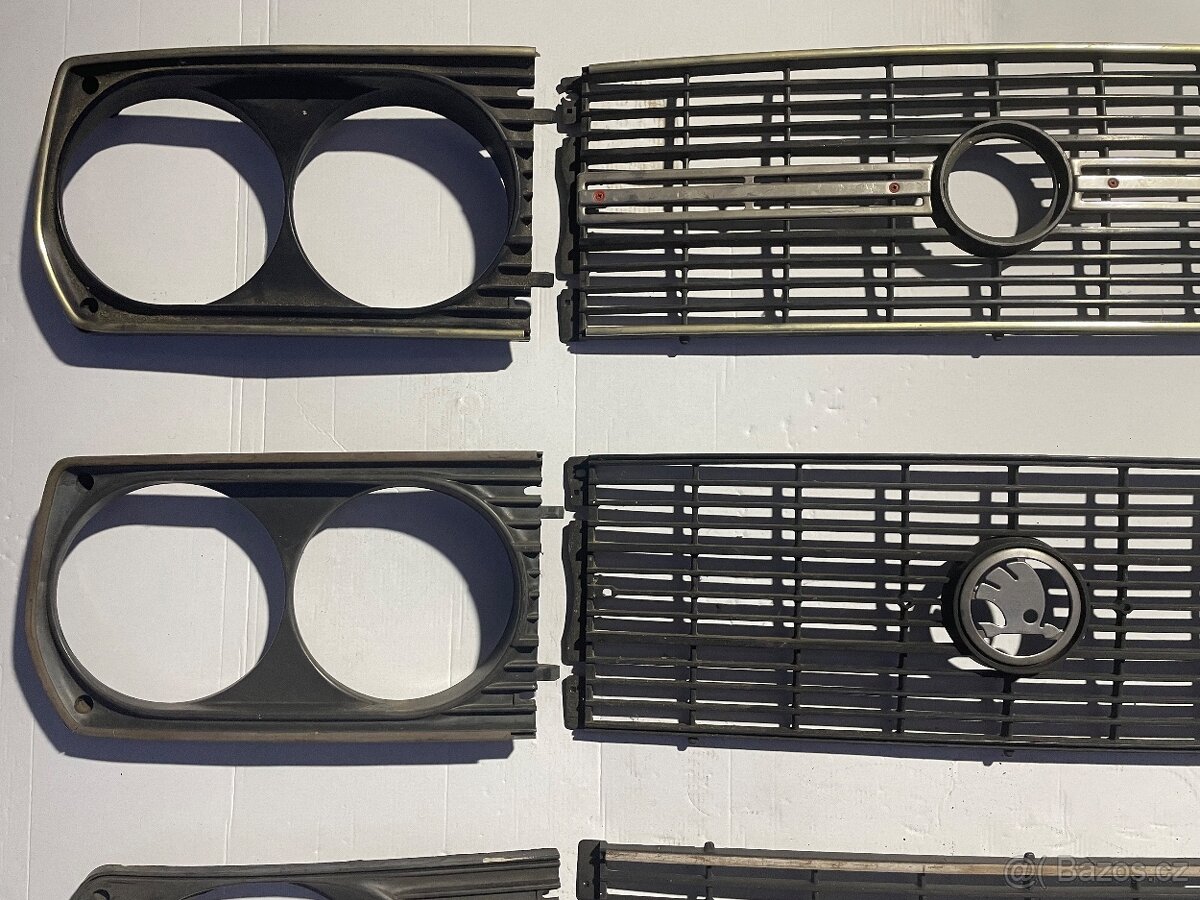 Přední čtyřoká maska - Škoda 120 GLS - 2