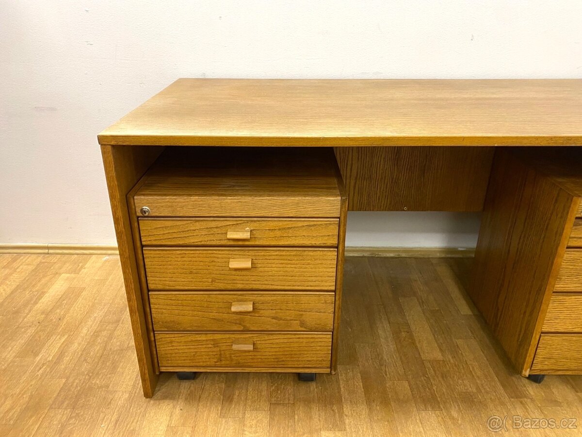 Retro psací stůl 80. léta - 2