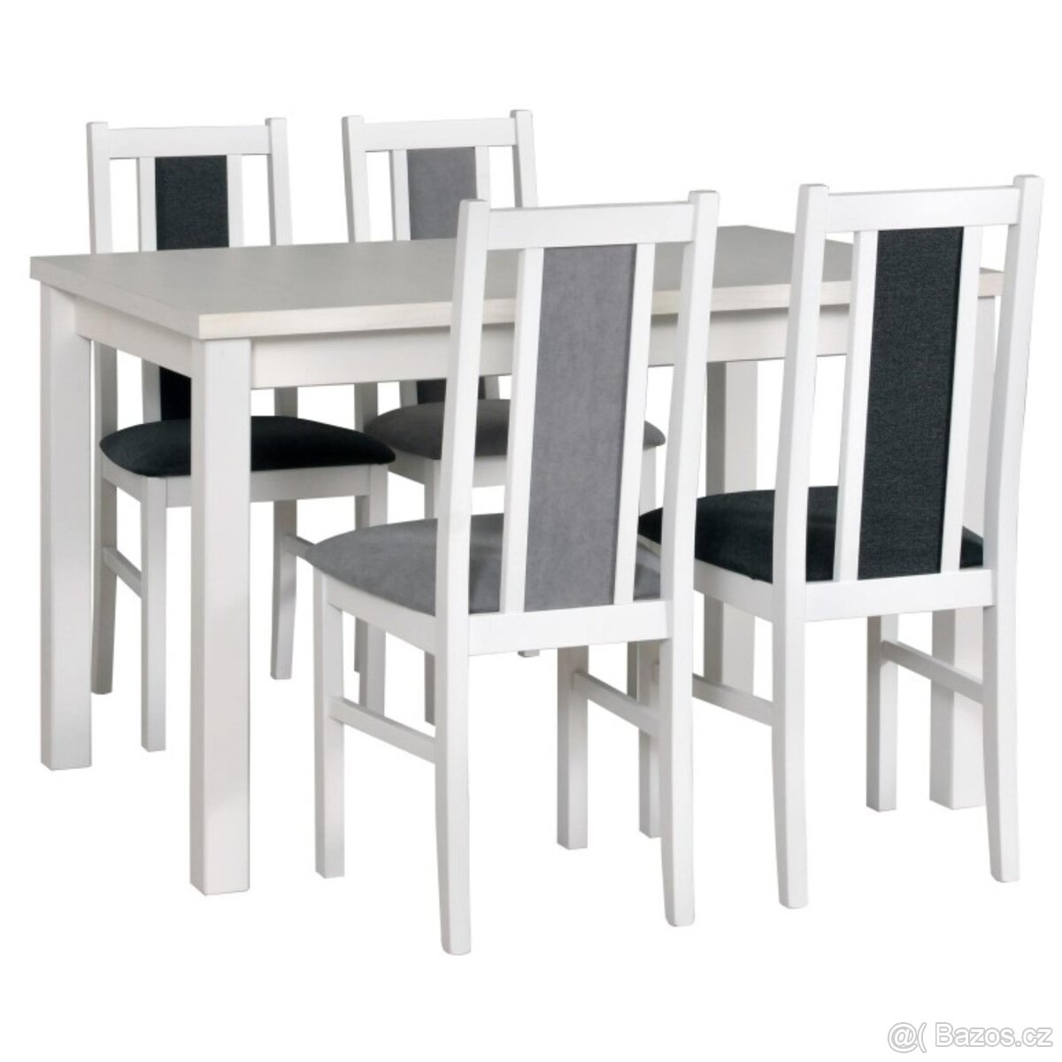 Rozkládací stůl + 5 židlí - 2