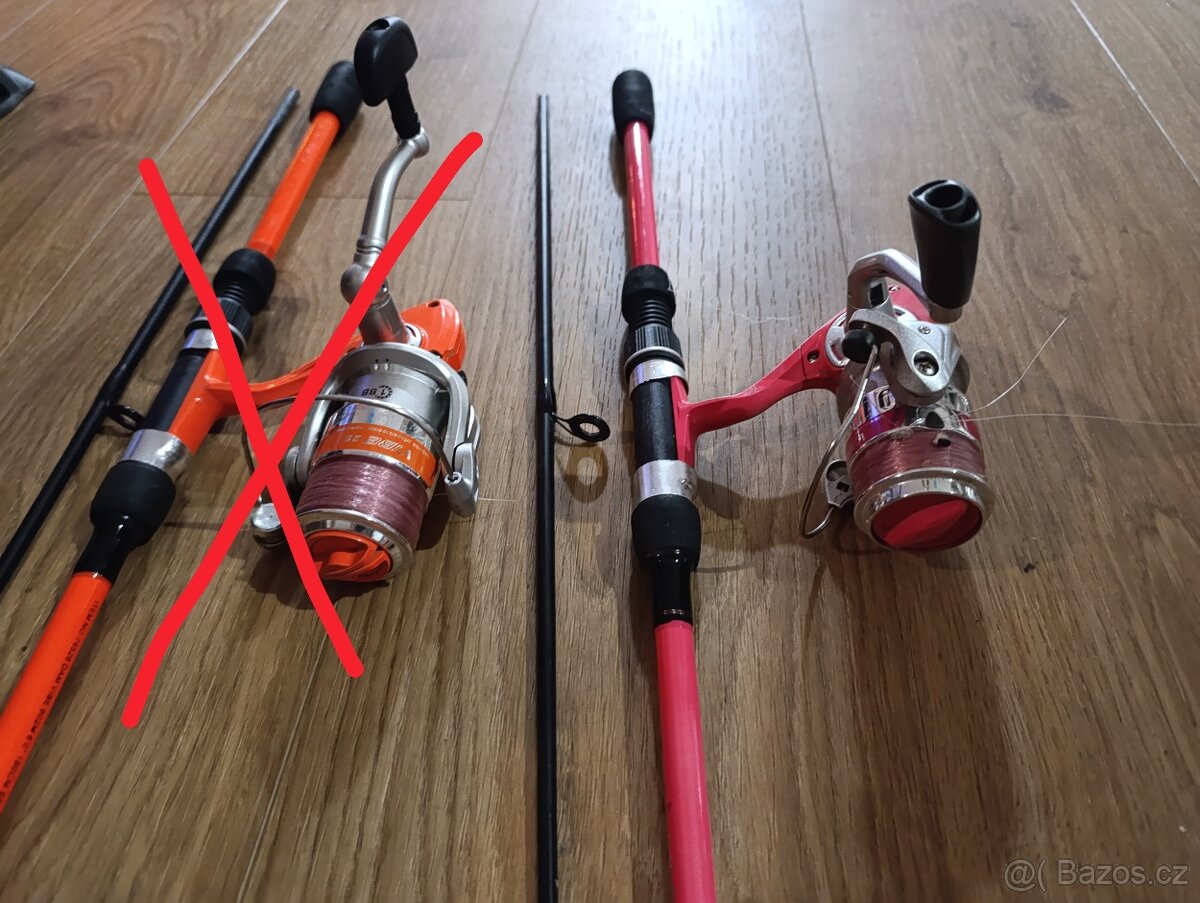 Dětský prut Daiwa Vibe s navijákem - 2