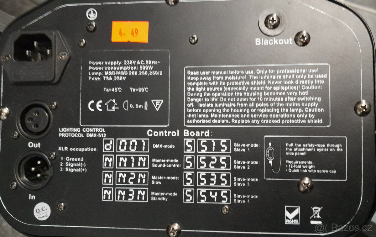 Scanner VIKY SC-780 II 250W 4ks - 2