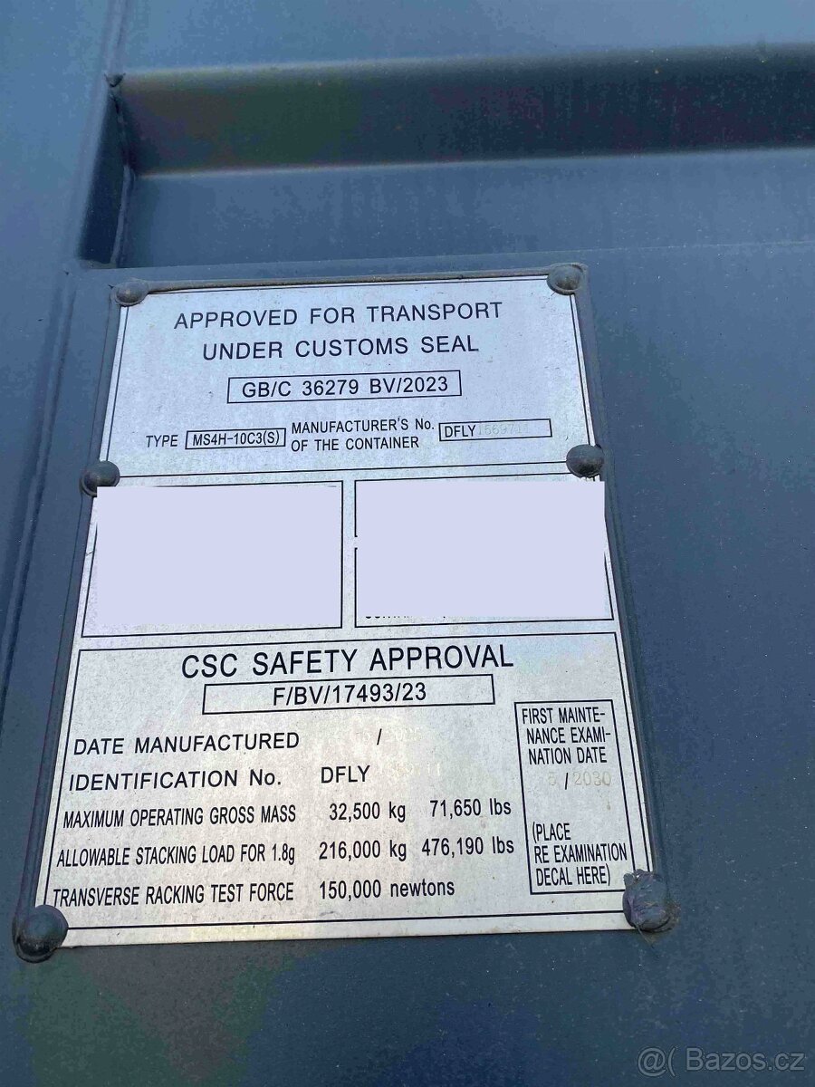 12m kontejner 40’ High Cube – nový / po 1 cestě - 2