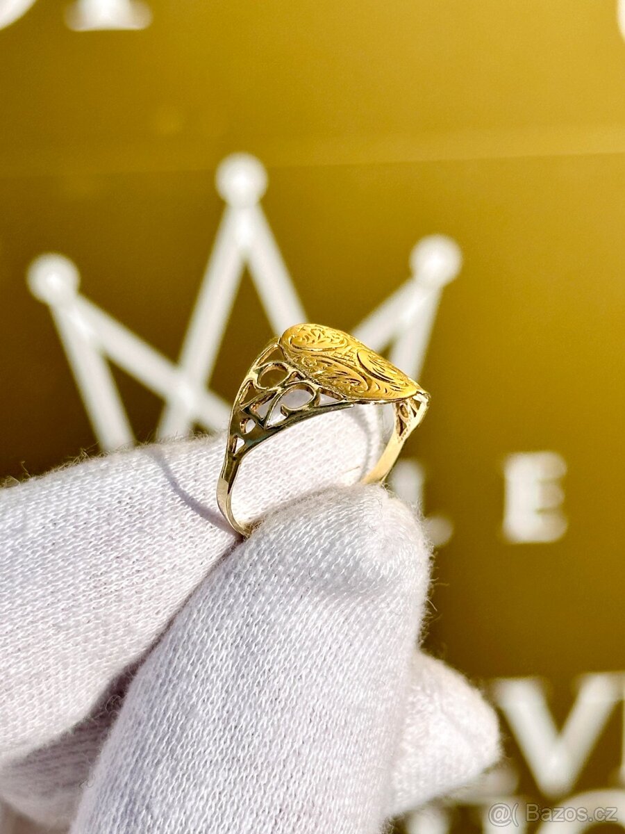 Zlatý prsten 2,07g - 2