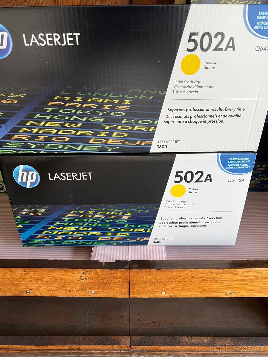 Prodej starších, nerozbalených,nepoužitých tonerů - HP/Canon - 2