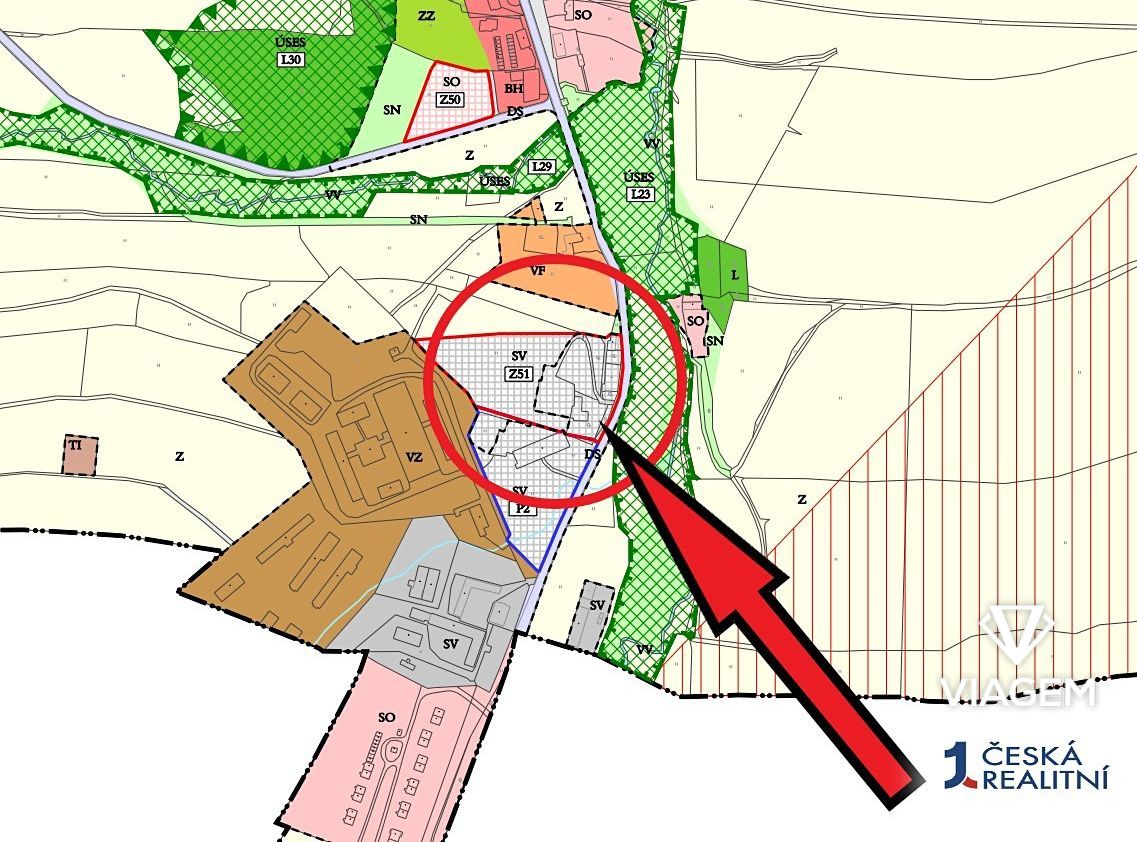 Zahrada 2 279 m² - 2