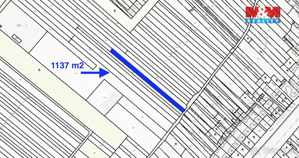 Prodej komerčního pozemku, 1137 m², Moravský Písek - 2