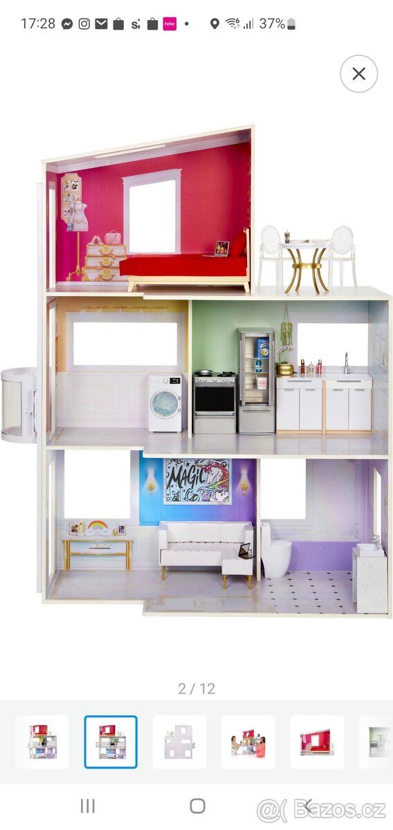 Rainbow high domeček nový originálně zabalený pro panenky - 2