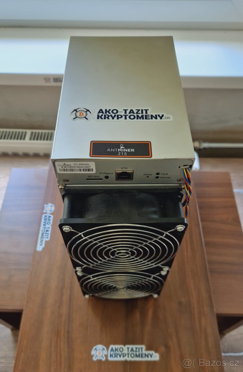 Poslední KUSY Asic Ant_miner Z15 (420Ksol) BITMAIN - Zcash - 2