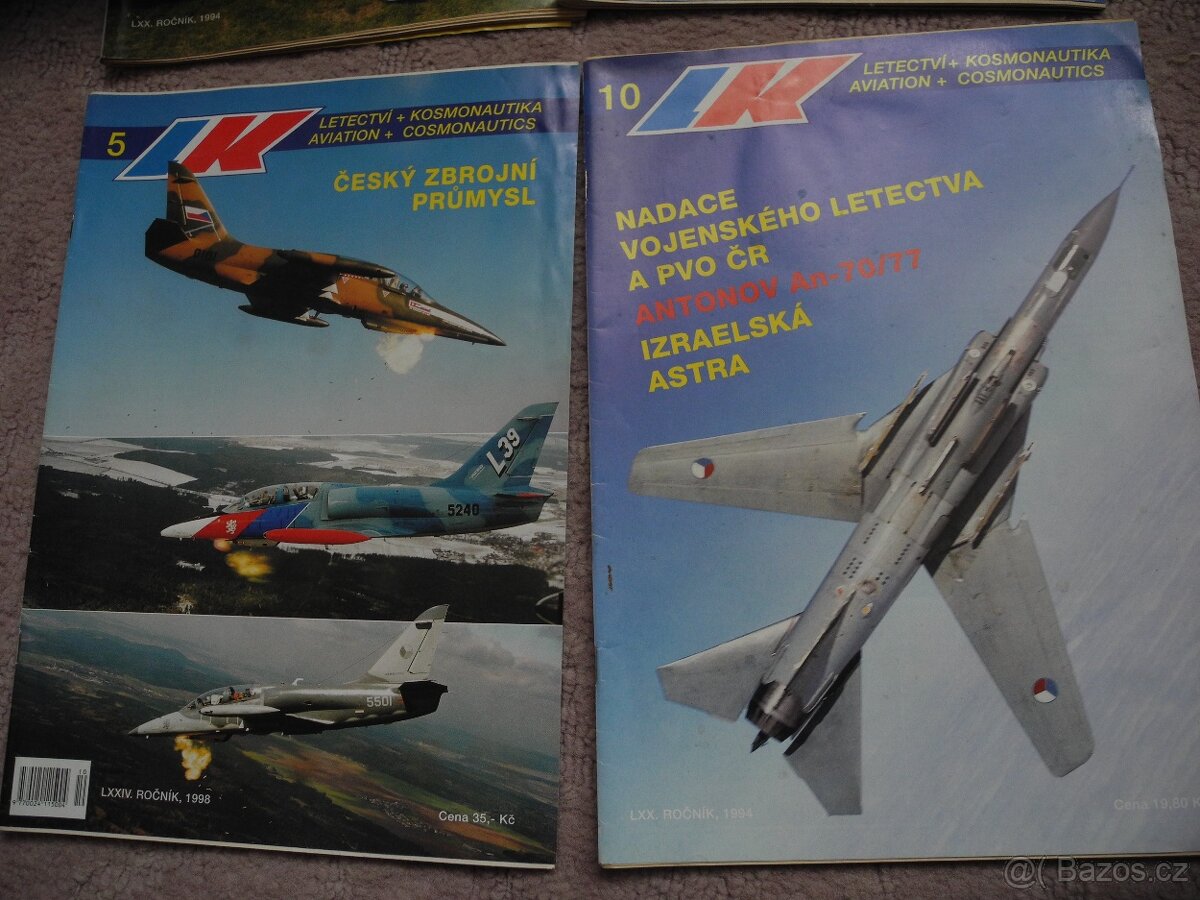 Časopisy Rozlet a Letectví - 2