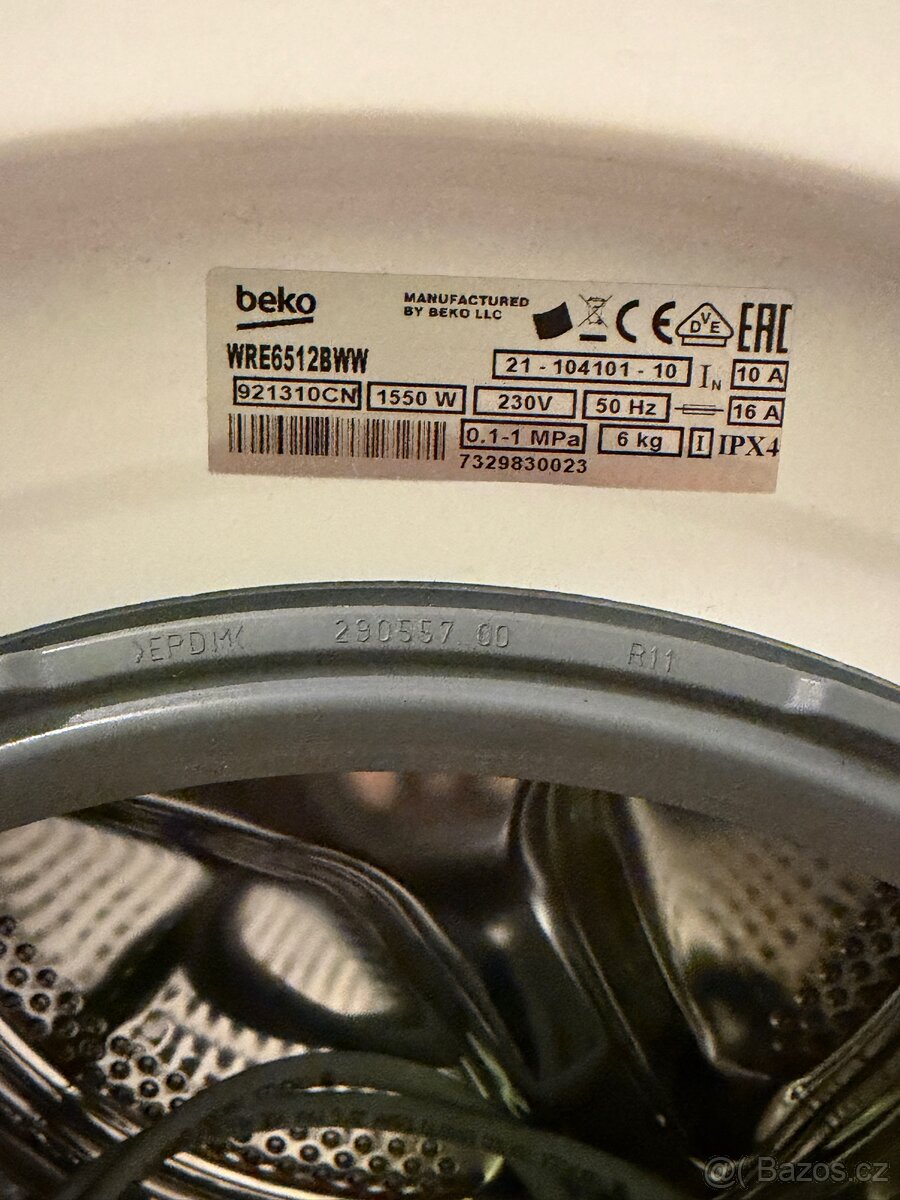 Automatická pračka Beko WRE 6512 BWW - 2