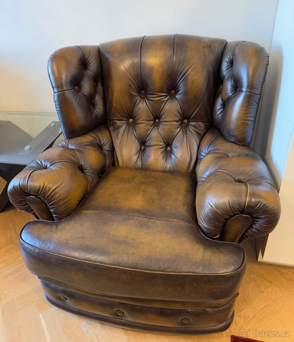 Kožená sedací souprava - 2