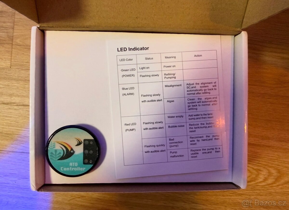 doplňování odparu - 2