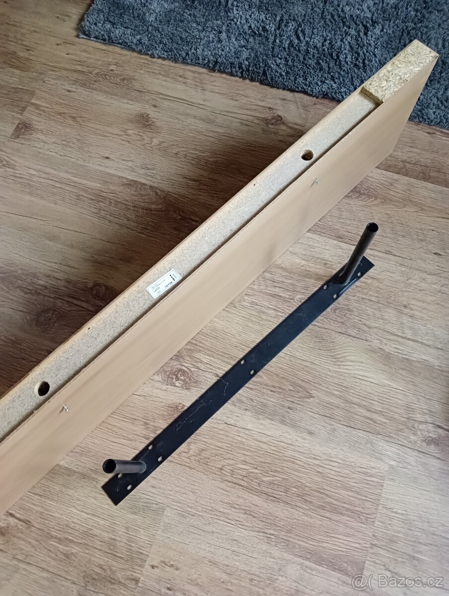 Nástěnná police z IKEA - LACK, dub - 2