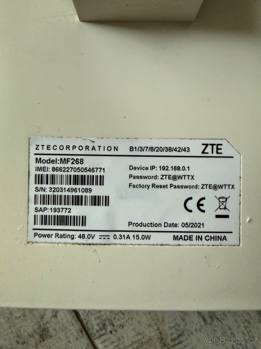 O2 anténa 5g a poe adaptér. - 2