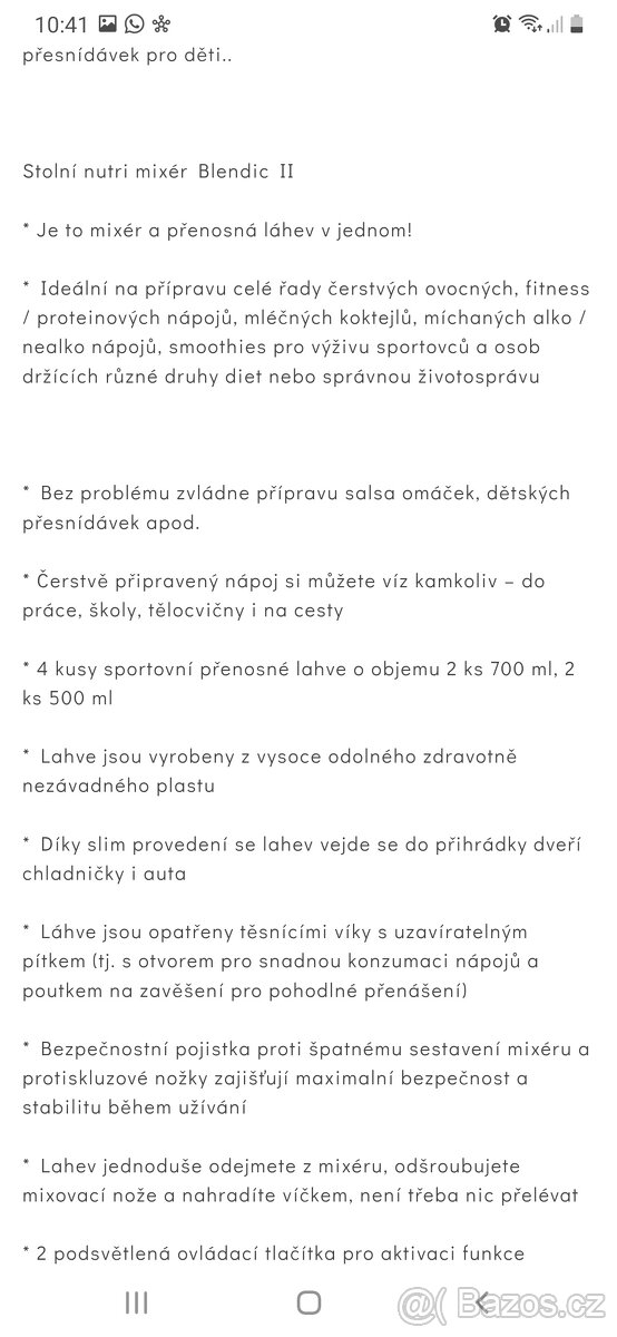 ETA Blendic Premium II 4011 90020 - 2