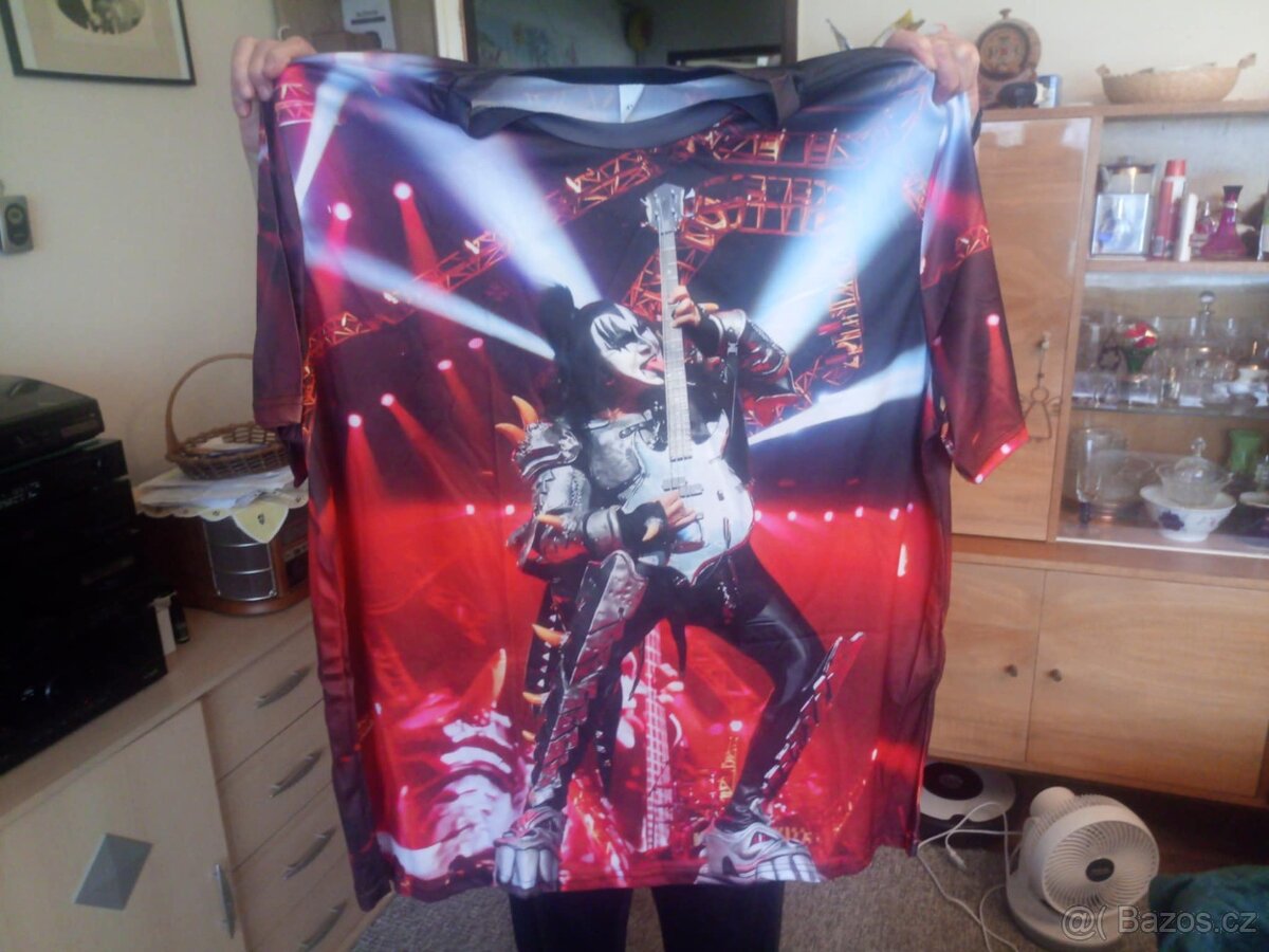 4XL pánská trika Dio, Kiss, Slayer, Judas Priest, AC/DC - 2